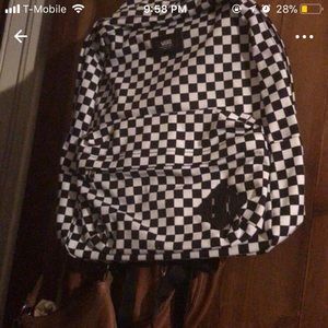 Checkered vans bag